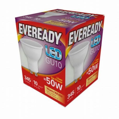 Eveready - GU10 Bulb Warm White - 50W