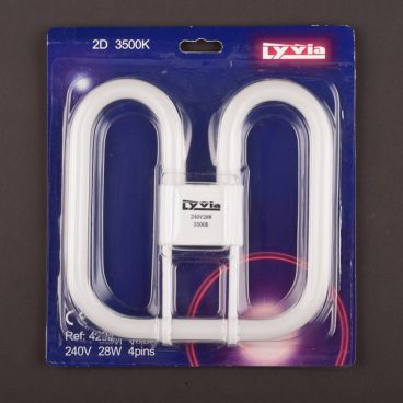 BULB CFL 2D 4PIN 28W CROMPTON 3500K