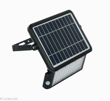 Luceco – PIR Solar Floodlight – 5W 550Lumens