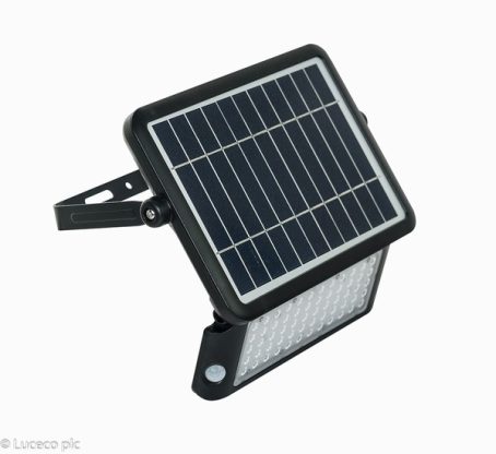 Luceco - PIR Solar Floodlight - 5W 550Lumens