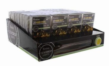 Festive – 25 LED Battery Lights Amber 2.5M