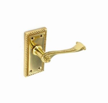 HANDLES LATCH BRASS GEORGIAN 105MM (PAIR)