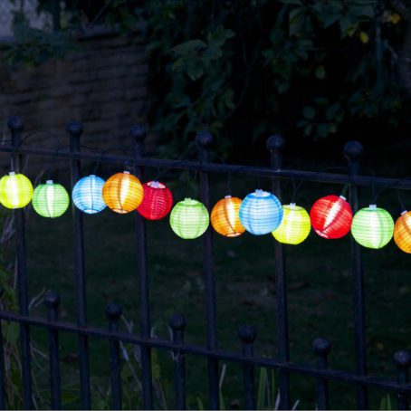 SOLAR LED STRING CHINESE LANTERNS 5M (2022) n/r