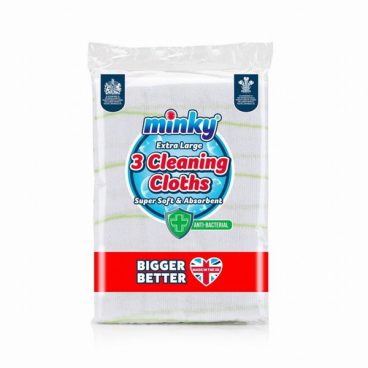 Minky – Antibacterial Cleaning Cloths 3Pack