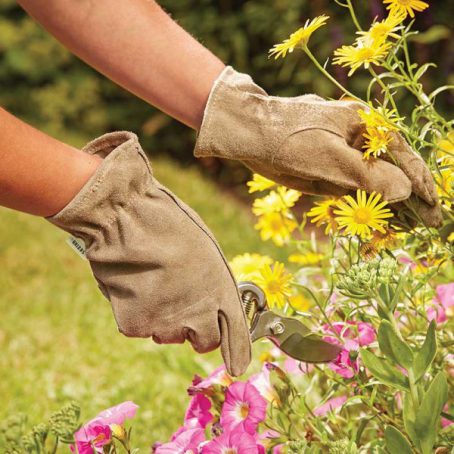 GLOVE PREMIUM GARDENER OLIVE MEDIUM - Image 2