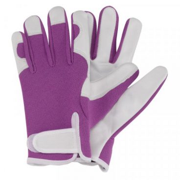 GLOVE SMART GARDENERS PURPLE MEDIUM