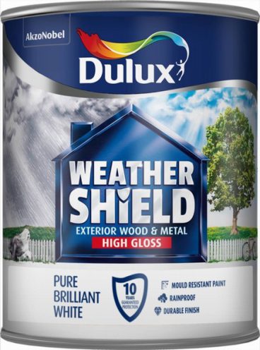 Dulux – Weathershield – Quick Dry Gloss – Brilliant White -750ml