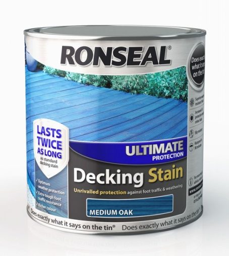 Ronseal Ultimate Decking Stain - Medium Oak 2.5L - Image 2