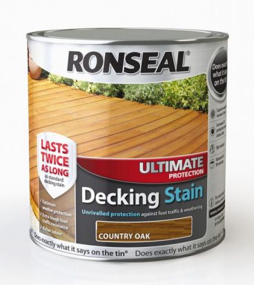 Ronseal Ultimate Decking Stain – Country Oak 2.5L