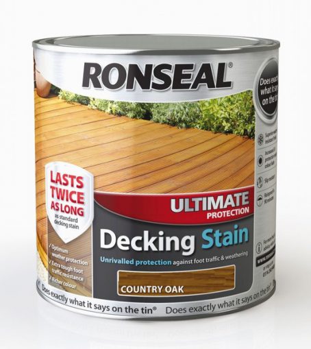 Ronseal Ultimate Decking Stain - Country Oak 2.5L