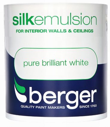 Berger – Silk Emulsion Brilliant White 1L