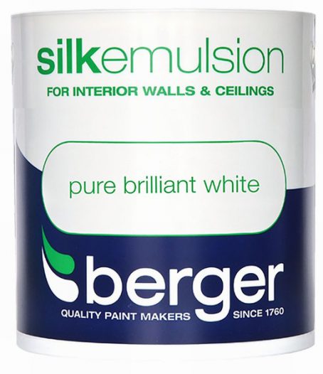 Berger - Silk Emulsion Brilliant White 1L