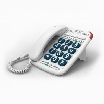 BT – Corded Big Button Telephone – Single