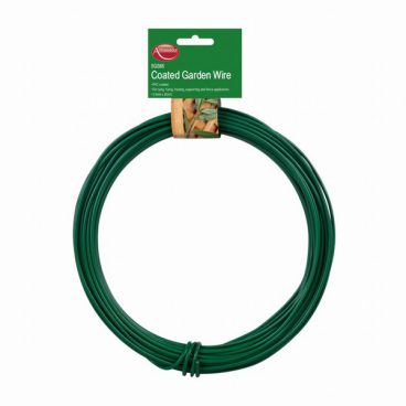 GARDEN WIRE GREEN PVC COATED 3.5MM X 20M