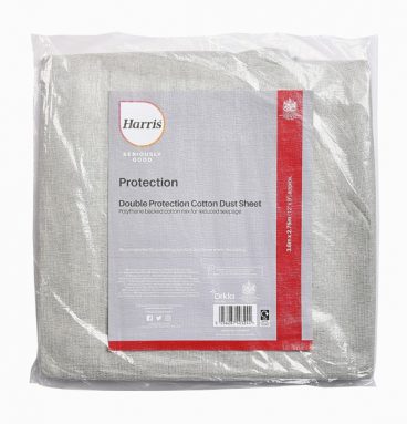 HARRIS SER GOOD  DUST SHEET 3.6M X 2.75M