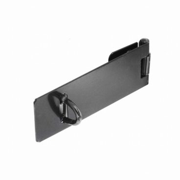 SECURIT S1451 HASP & STAPLE LONG  3IN BLACK