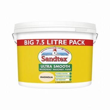 Sandtex Smooth Masonry Paint – Magnolia 7.5L