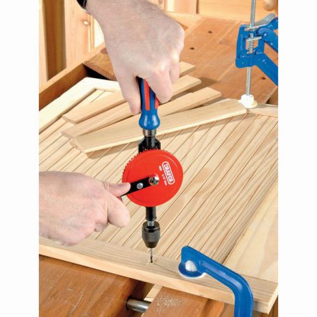 HAND DRILL 8MM 5/16" CHUCK DOUBLE PINION - Image 2