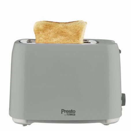 Tower - Presto 2 Slice Toaster - Grey