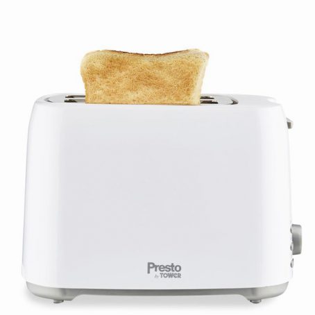 Tower - Presto 2 Slice Toaster - White