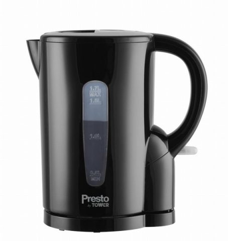 Tower - Presto Kettle - Black 1.7L