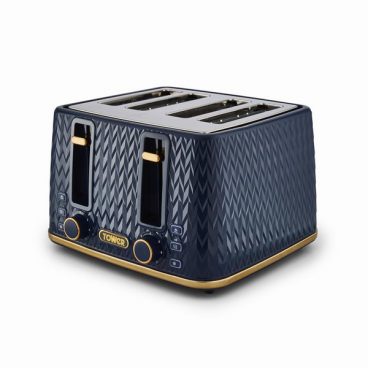 Tower – Empire 4 Slice Toaster – Blue