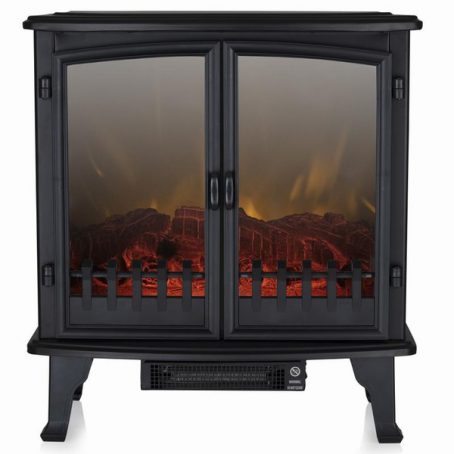 Carlisle 1.8KW 2-Door Electric Stove with Panoramic Window in Bl - Image 2