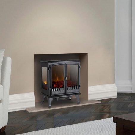Carlisle 1.8KW 2-Door Electric Stove with Panoramic Window in Bl - Image 3