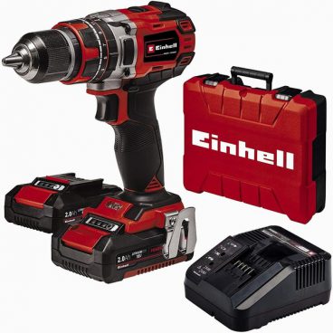 EINHELL CORDLESS BRUSHLESS COMBI DRILL 18V (2 x 2Ah)