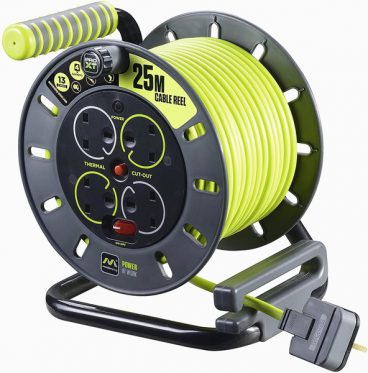 Masterplug – Extension Reel – 4Gang 25Metre 13Amp