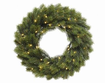 Kaemingk – Wreath Winnipeg Pre Lit 40cm