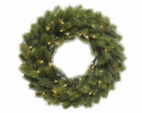 Kaemingk - Wreath Winnipeg Pre Lit 40cm