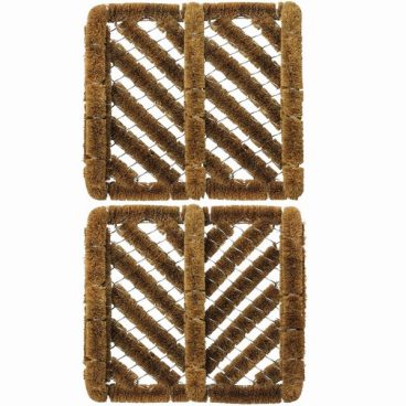 JVL – Coir Boot Scraper Brown 30x35cm