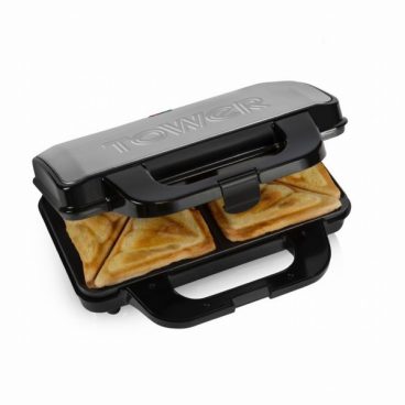 Tower – 2 Slice Deep Fill Sandwich Toaster – Black