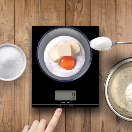 SCALES KITCHEN SALTER 5KG ELECTRONIC BLACK - Image 2