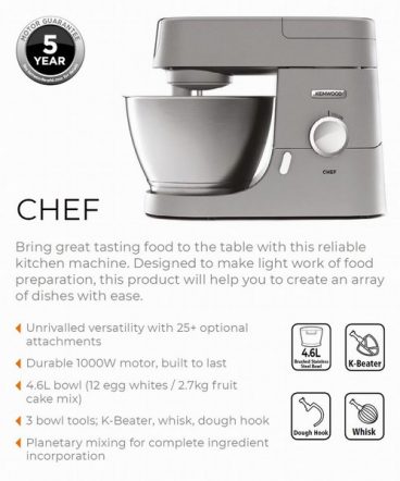 Kenwood – Stand Mixer – KVC3100S