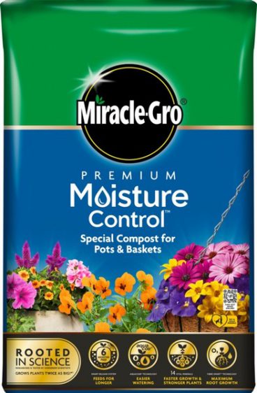 MiracleGro – Moisture Control Compost 10L