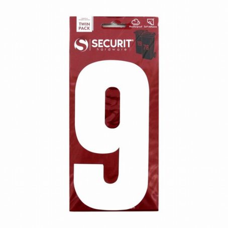STICKY NUMBER WHITE - 9 LARGE