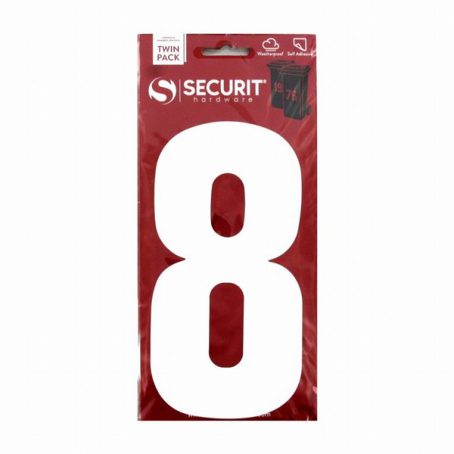 STICKY NUMBER WHITE - 8 LARGE