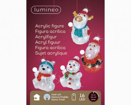 Kaemingk - Acrylic Figures Assorted 16cm - Image 2