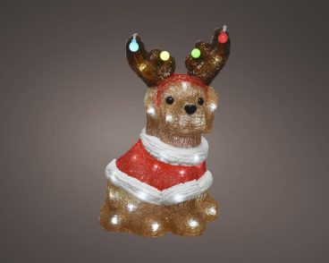 Kaemingk – LED Acrylic Christmas Dog 34cm
