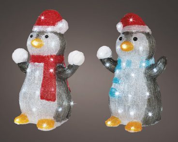 Kaemingk – LED Acrylic Snowball Penguin 35cm