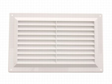 VENT LOUVRE WHITE 9X6