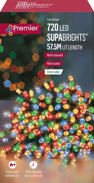 Premier – 720 LED SupaBrights Multi-Coloured 57.5M