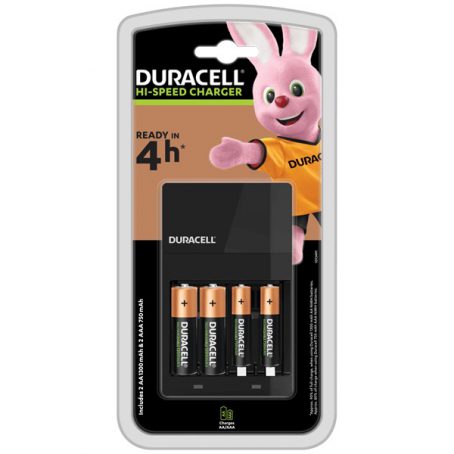 Duracell - High Speed Battery Chager - 2X AA & 2X AAA