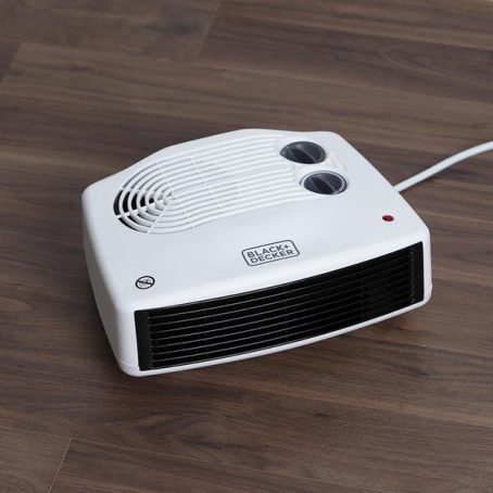 Black & Decker - Flat Fan Heater 3kW