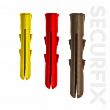 SECURFIX G/P WALLPLUG ASSORTED PK120