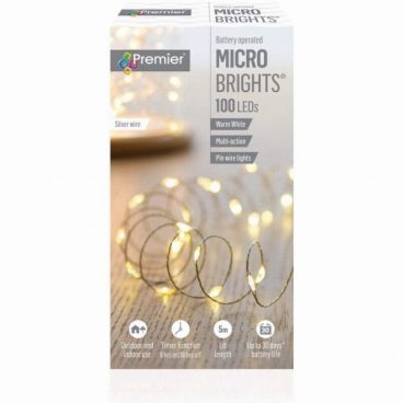 BATTERY MICROBRIGHTS WARM 100 LED 5M