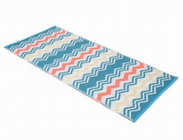 BEACH MAT WOVEN ZIGZAG 1.8M X 90CM