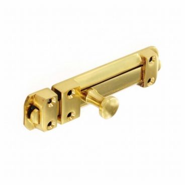SECURIT S2540 DOOR BOLT BRASS H/D 150MM